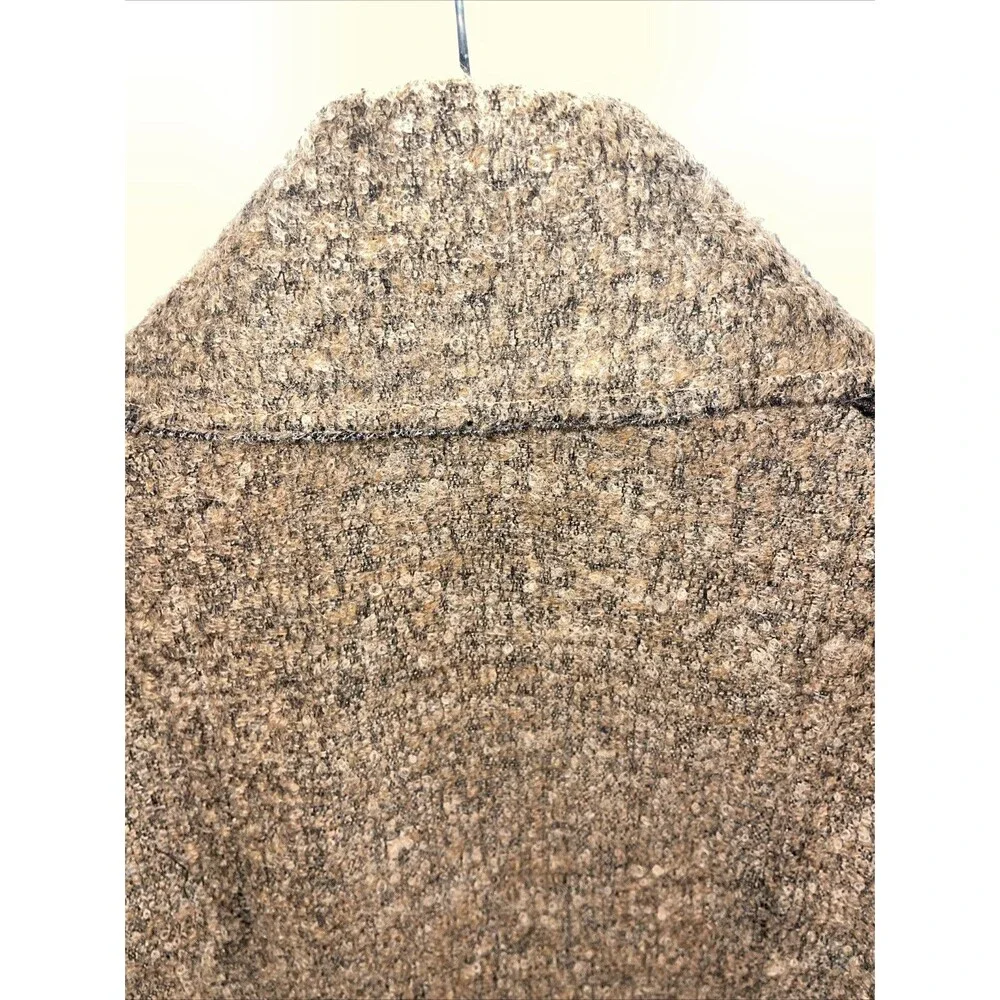 Yoana Baraschi Women’s Fashion Jacket Size 4 Brown Alpaca Blend Going Out Party